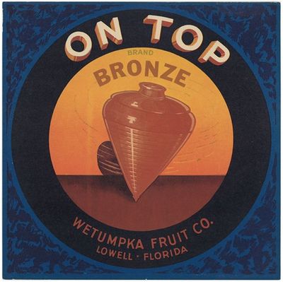 On Top Brand - Bronze Label Citrus Label