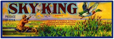 Sky King Brand Citrus Label