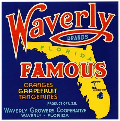 Waverly Brands Citrus Label