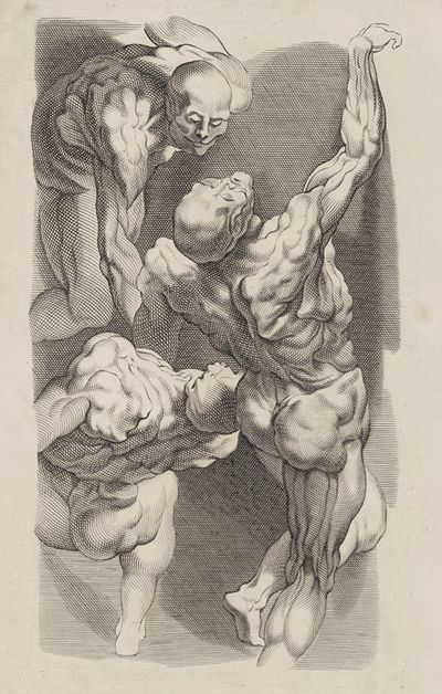 Study of Three Naked Men
