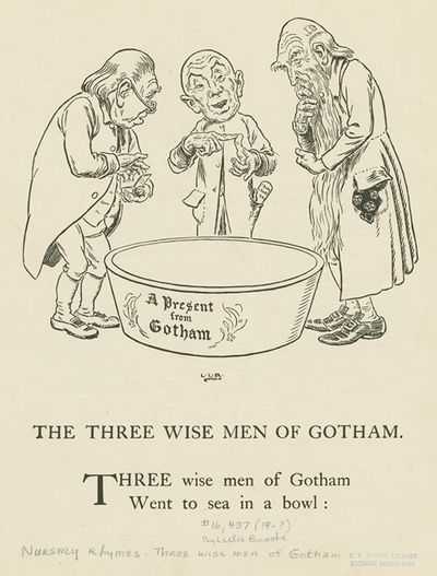 Three wise men of Gotham 3