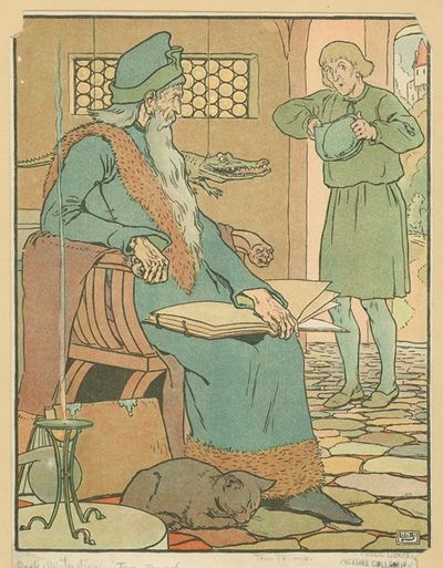 Tom’s father begs Merlin the magician to give his wife a child