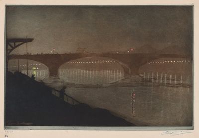 The Solferino Bridge; Nocturnal Effect