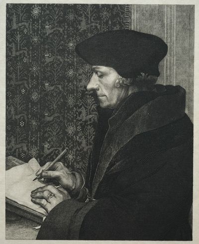 Erasmus, after Holbein