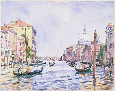 威尼斯，大运河上的下午