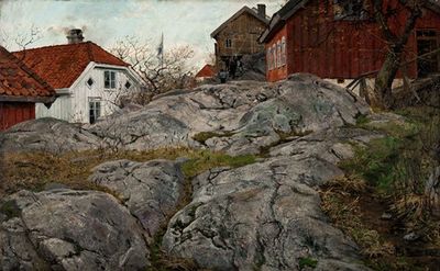 岩石，来自Kragerö的Motif
