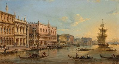 威尼斯总督宫和大运河