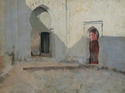 Courtyard，特图安，摩洛哥