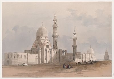 开罗哈里发陵墓。Ayed Bey清真寺。