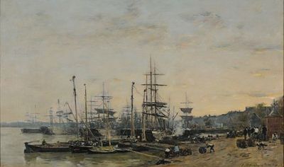波尔多港，从Chartrons码头看