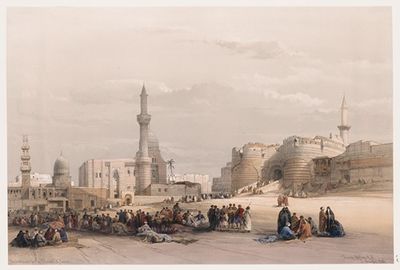 开罗城堡的入口。