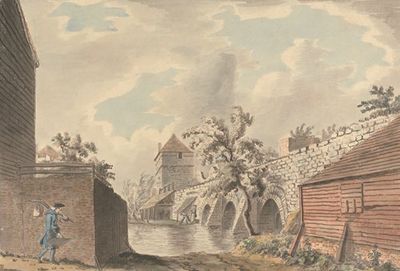 坎特伯雷城墙上的拱门