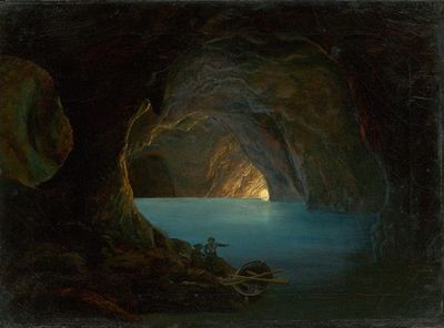 卡普里岛上的蓝色洞穴