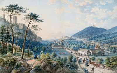 维堡城堡视图