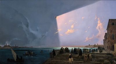 1842年7月6日，威尼斯的日蚀