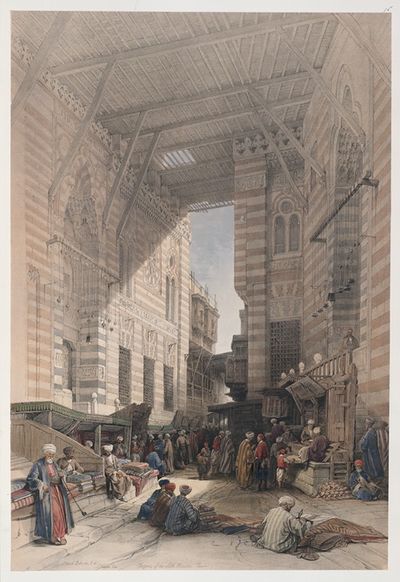 开罗丝绸商市场。