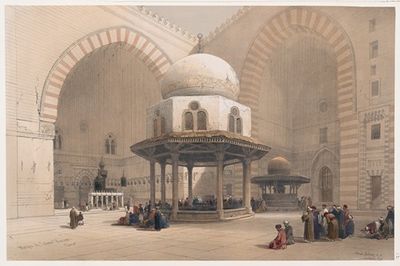开罗苏丹哈桑清真寺。
