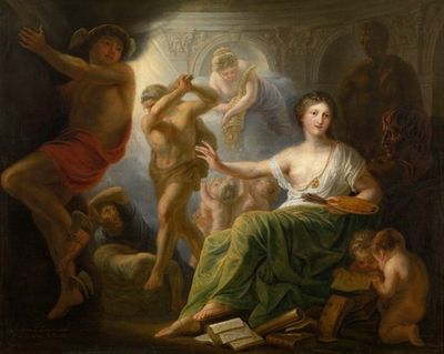 赫拉克勒斯保护艺术博物馆免受嫉妒和无知