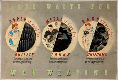 Save waste for war weapons