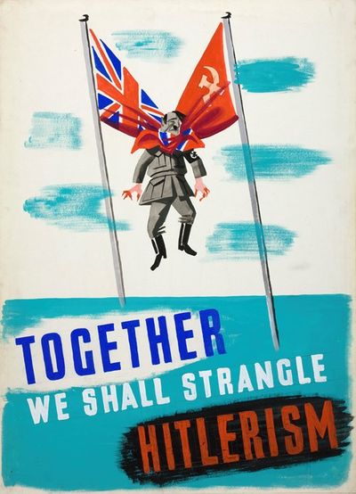 Together we shall strangle Hitlerism