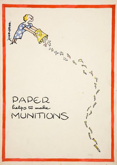 Paper helps to make munitions