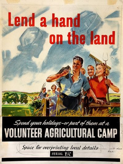 Lend a hand on the land. Spend your holidays - or part of them at a Volunteer Agricultural Camp