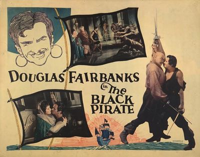 Douglas Fairbanks in The black pirate