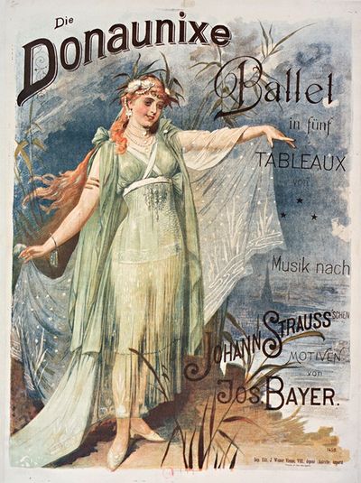 Die Donaunixe. Ballet in fünf Tableaux. Musik nach Johann Strauss’Schen, Motiven von Jos. Bayer