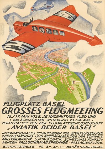 Flugplatz Basel - Grosses Flugmeeting