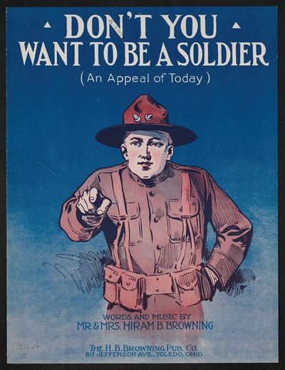 Don’t you want to be a soldier (an appeal of today)