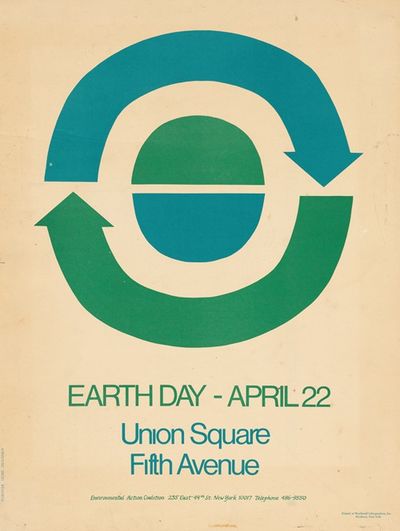 Poster from the first Earth Day