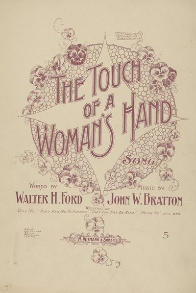 The touch of a woman’s hand