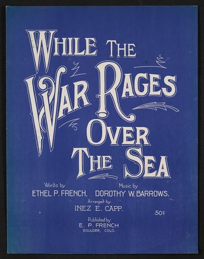 While the war rages over the sea