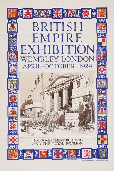 British Empire Exhibition, Wembley, London, April-October 1924