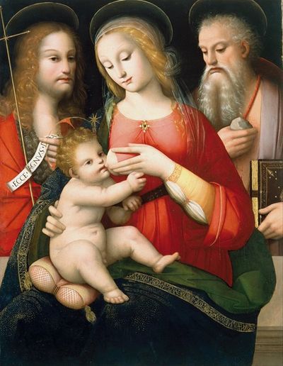 圣母与孩子和圣徒施洗约翰和吉罗拉莫