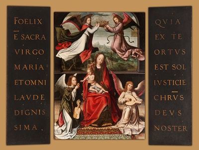 圣母加冕三联画