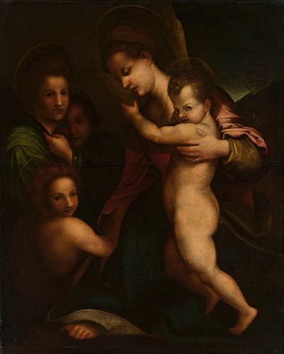 圣母与孩子耶稣和圣约翰