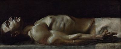 《基督的尸体》“壁龛”油画研究