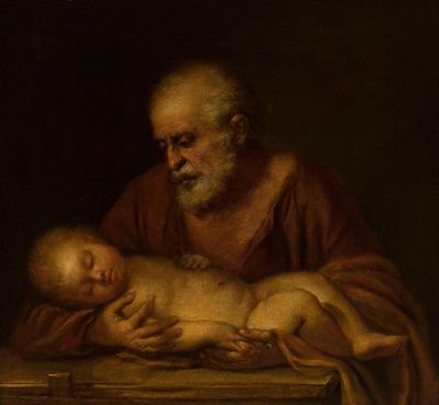 圣约瑟与孩子耶稣