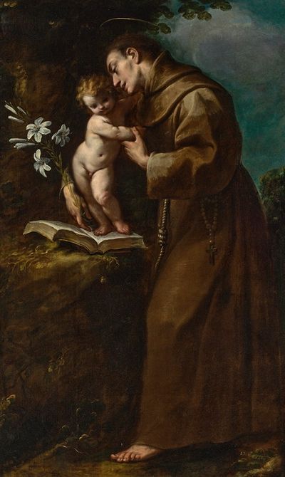 帕多瓦的圣安东尼与婴儿基督