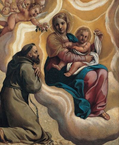 圣母与孩子和圣弗朗西斯