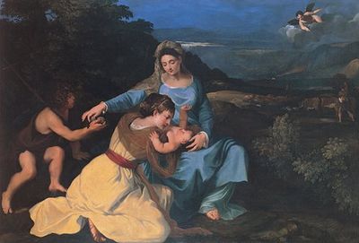圣母与孩子，圣凯瑟琳和圣约翰