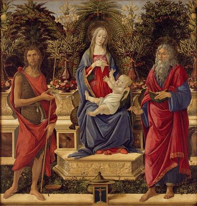 圣母和孩子与两个圣徒约翰