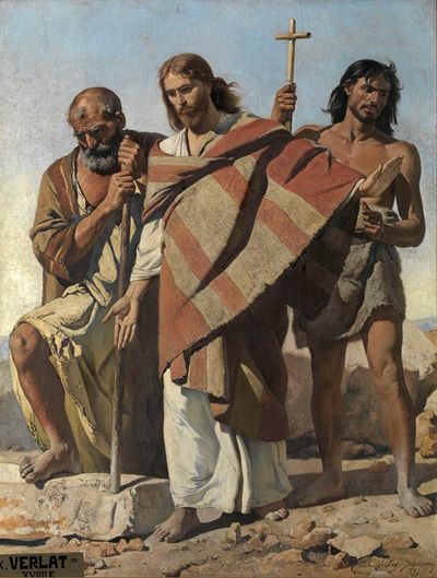 耶稣在圣彼得和圣约翰浸信会之间