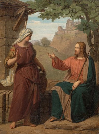基督和井边的撒玛利亚女人