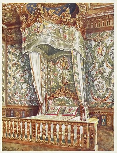 玛丽·安托瓦内特女王的镀金床