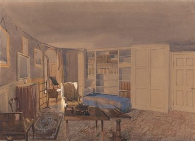 威灵顿公爵在沃尔默城堡的房间，1852年12月4日